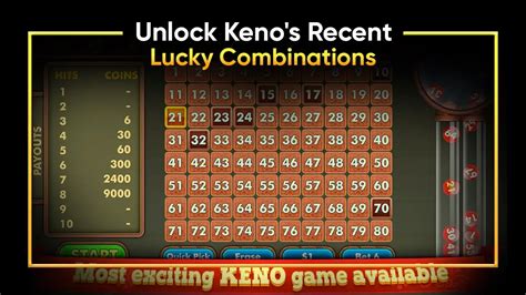 daily keno last 10 draws.